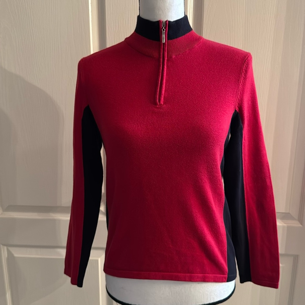 Zip Up Sweater Pullover - Size Medium